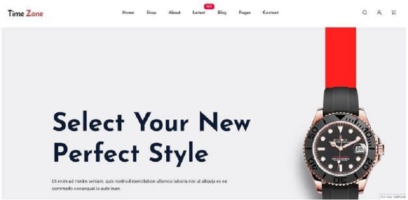 online shop template