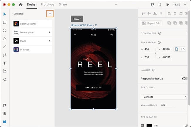 view and install adobe xd plugin
