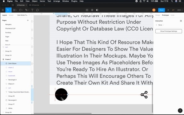 figma dark mode