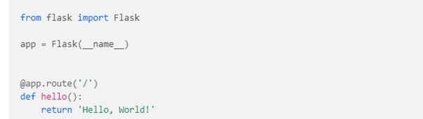 create base python web application