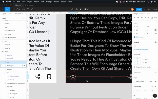 figma dark mode