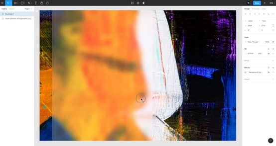 create glass morphism style