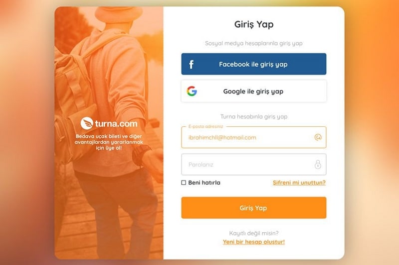 best login page design in android