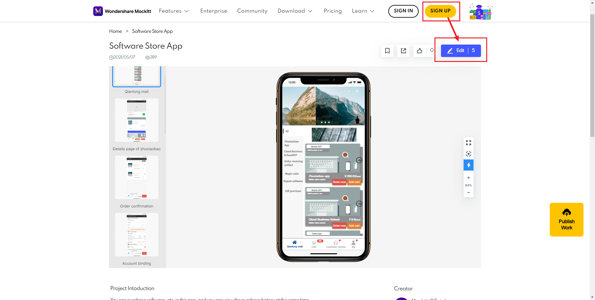 design iphone widgets on mockitt