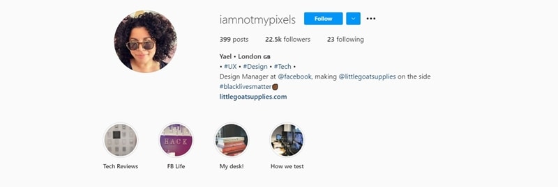 instagram ui
