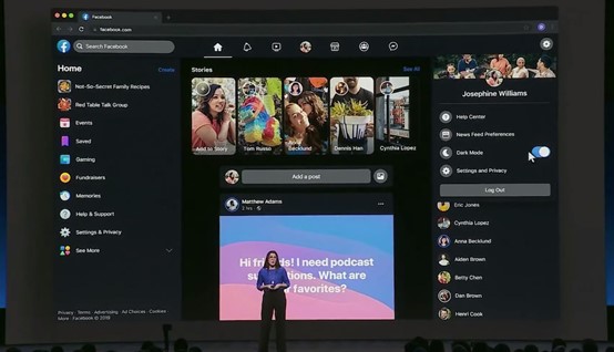 dark UI design