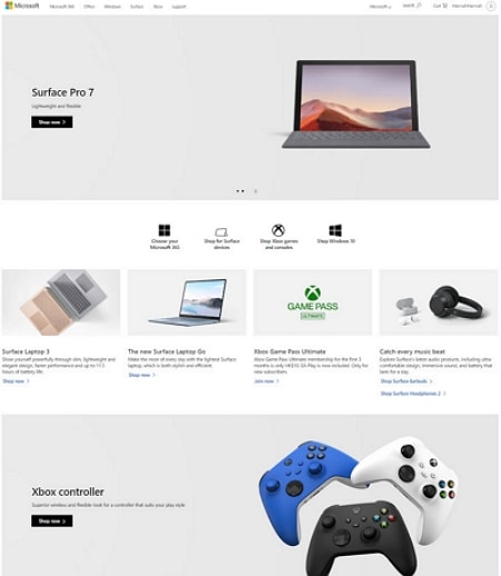 landing page design