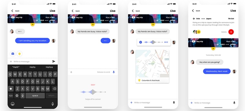 mobile app wireframe kit