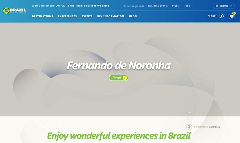travel agency website design
