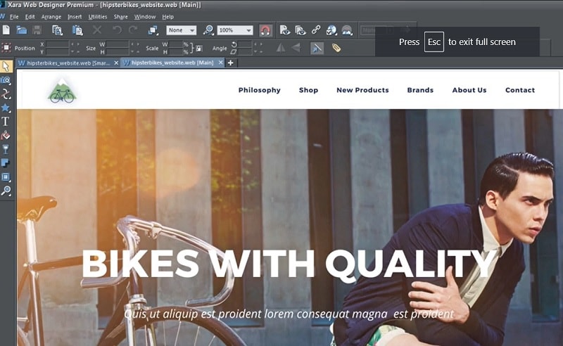 xara web designer premium 16