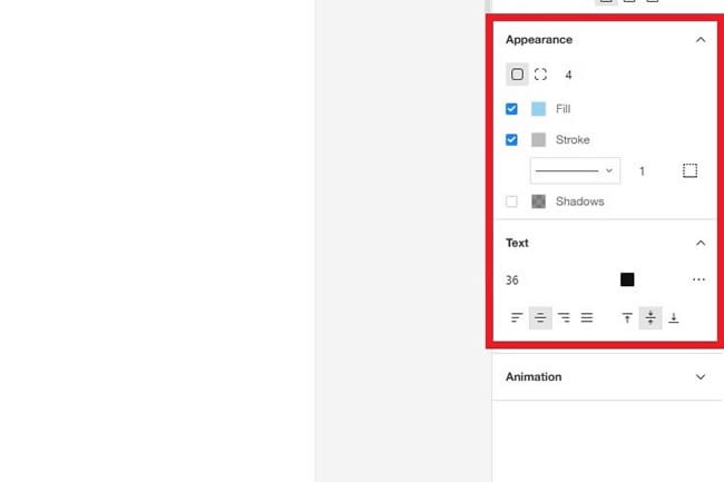 button text
