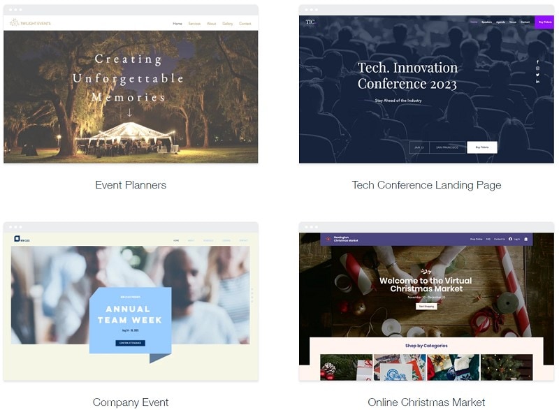 wix free templates