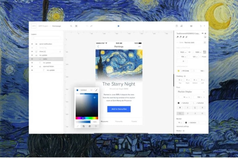 uxpin interface