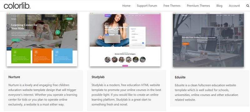 school website templates bootstrap