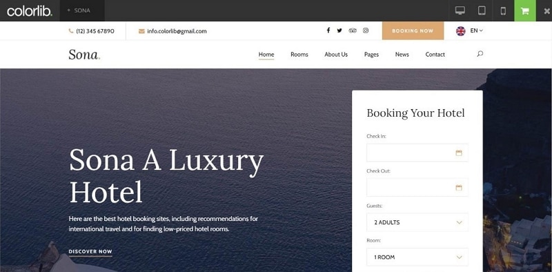 template web responsive free