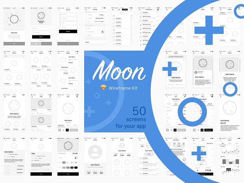  liberty mobile wireframe kit