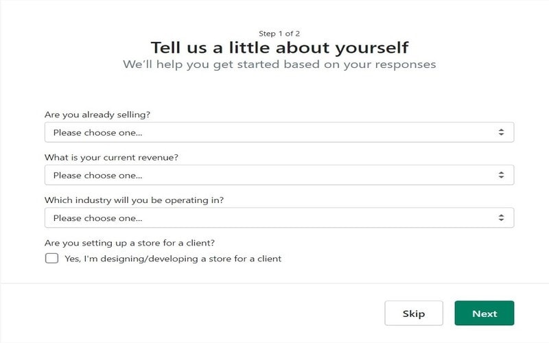 make a free online store