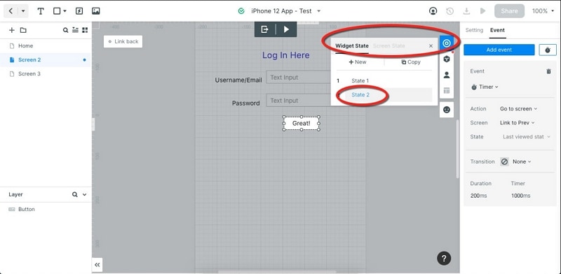 adobe xd clickable prototype