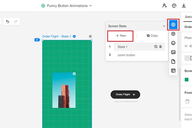 create screen state