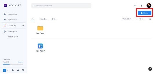  create srs template using mockitt