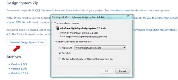 lightning design system