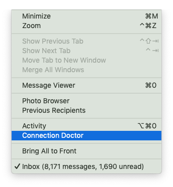 mail not working after macos big sur upgrade