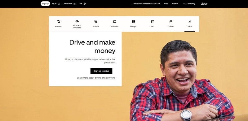 uber website ideas for beginners