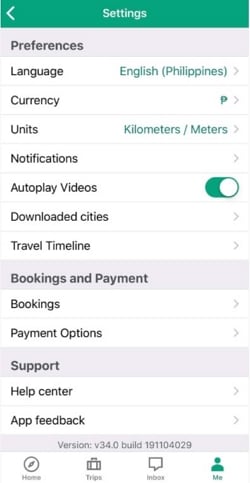 android settings page design