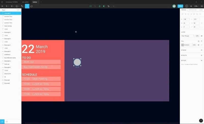 figma calendar ui