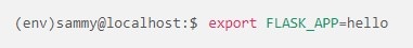 run python web app