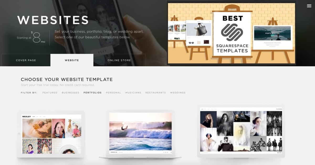 squarespace best website builder