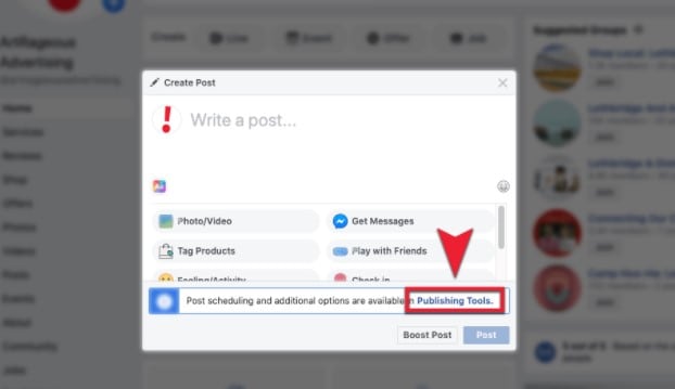 facebook carousel