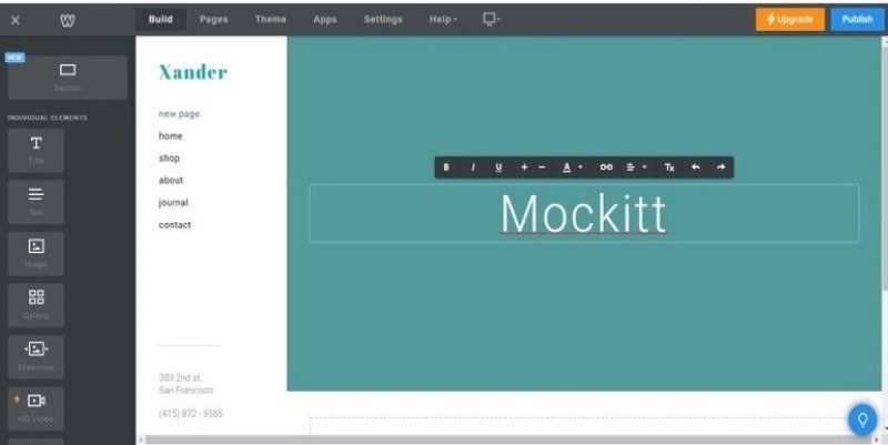 website with online store