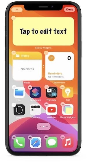 cool iphone widgets