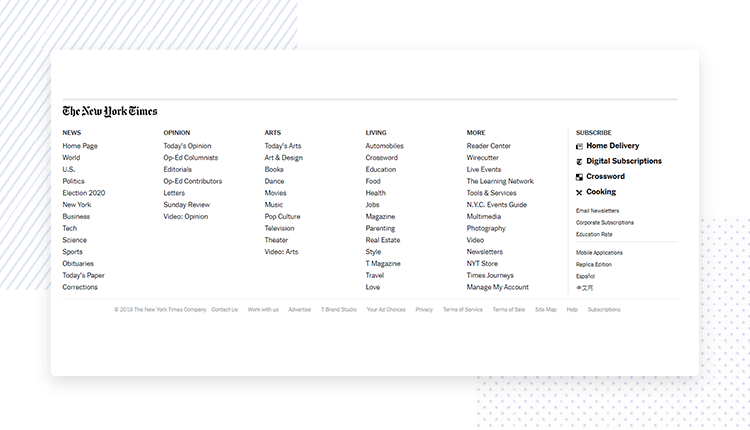 footer design in html css