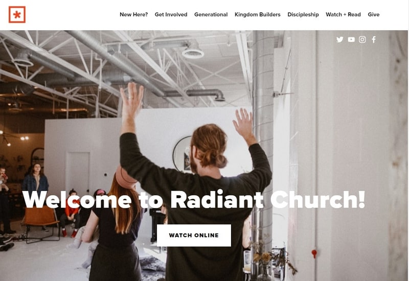 church web design