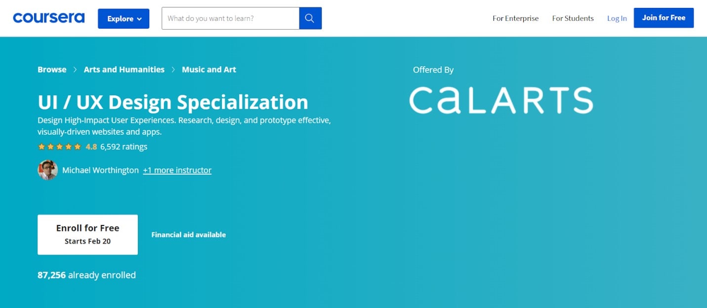 coursera ux