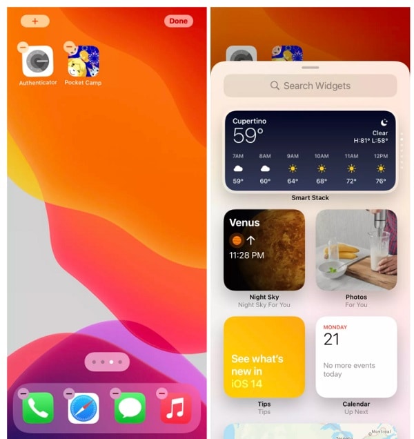 widgets ios 14