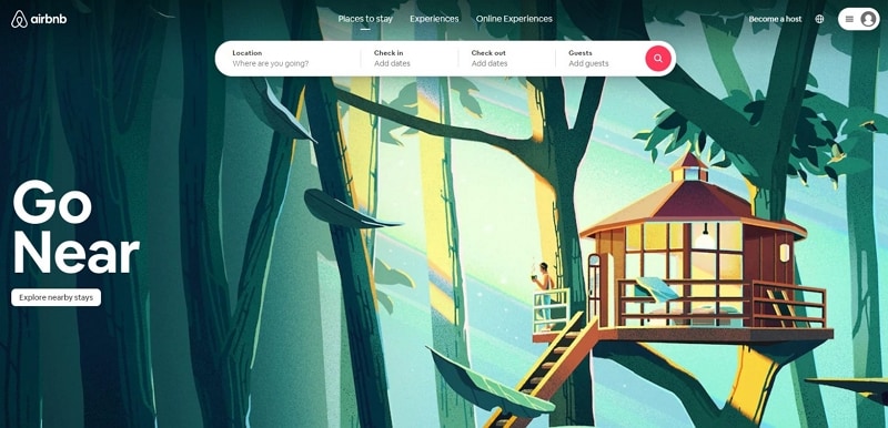 travel website design