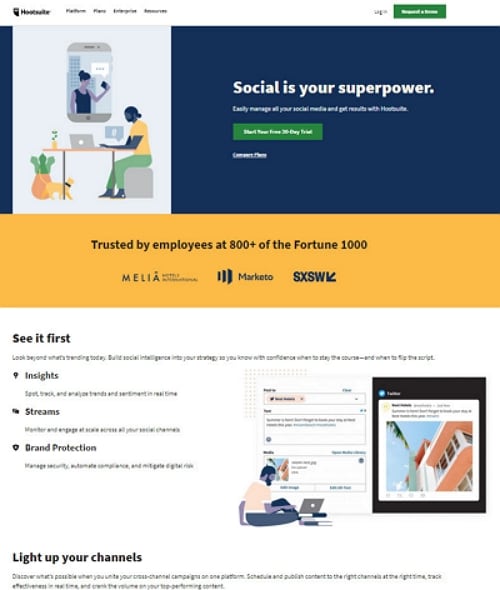 landing page design
