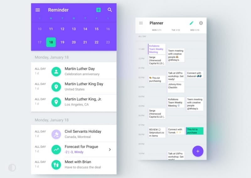 calendar figma