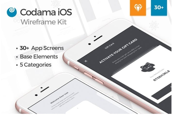 sketch ios wireframe template
