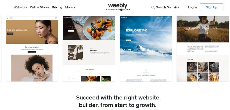 wix vs weebly vs squarespace