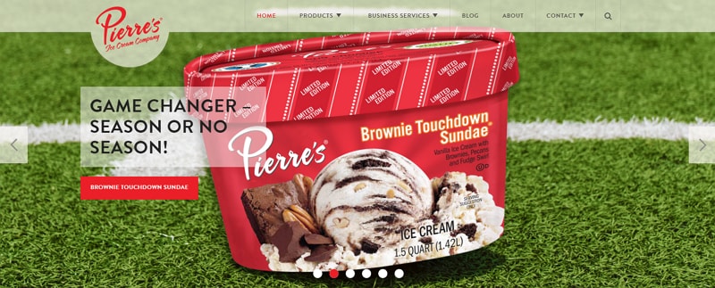 page footer design