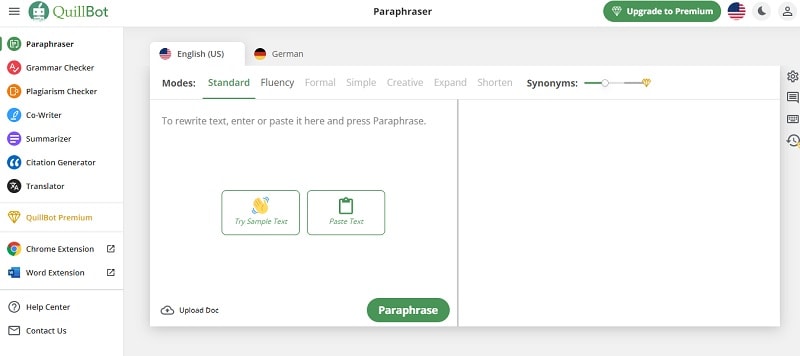quillbot for writing srs document