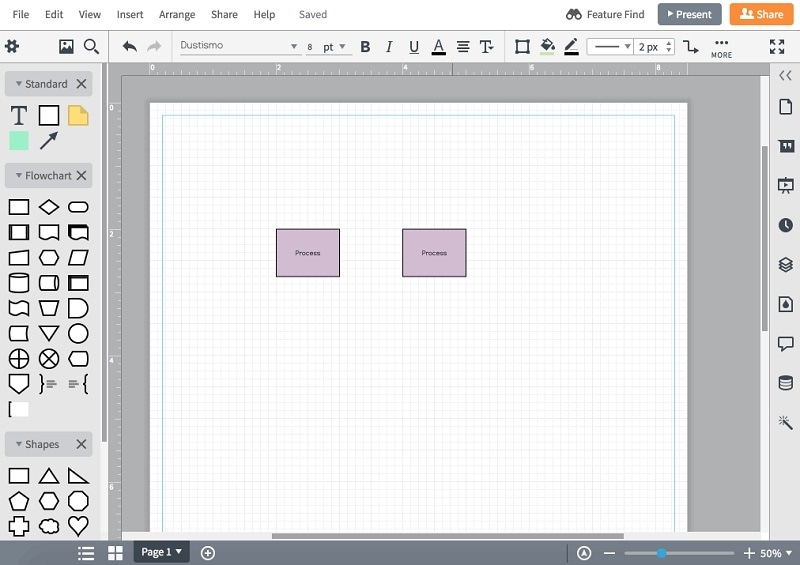 wireframe lucidchart