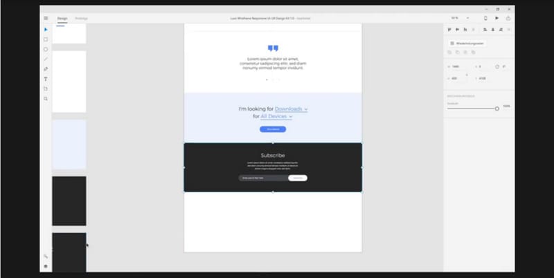 xd wireframe kit