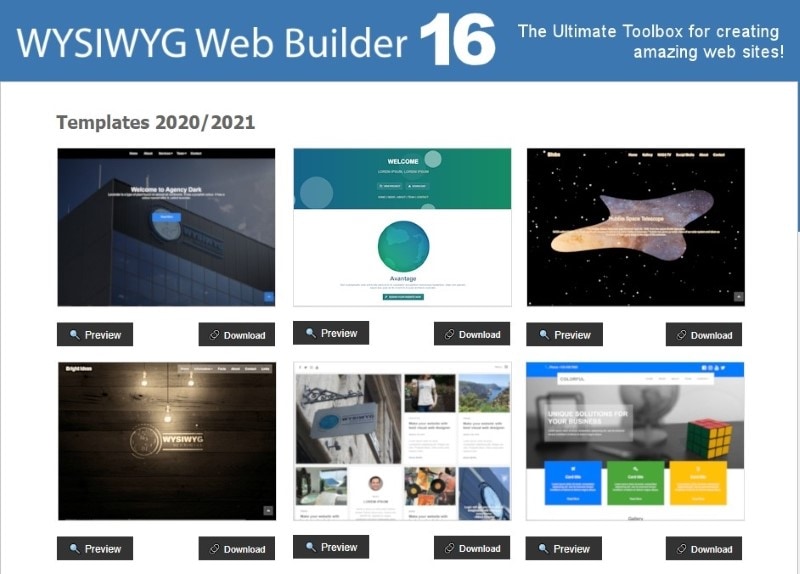 wysiwyg web builder free