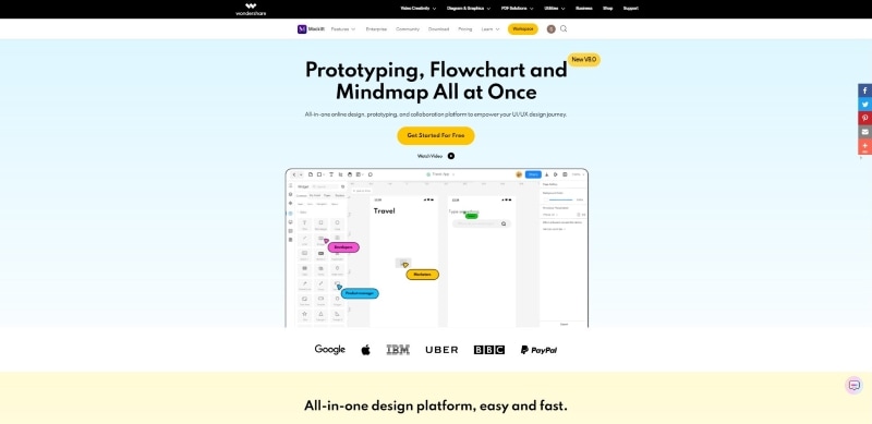 mockitt online website interface