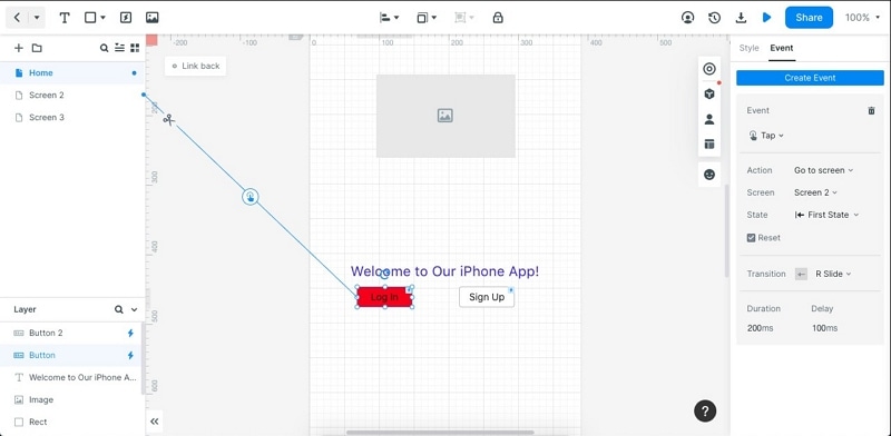 figma clickable prototype